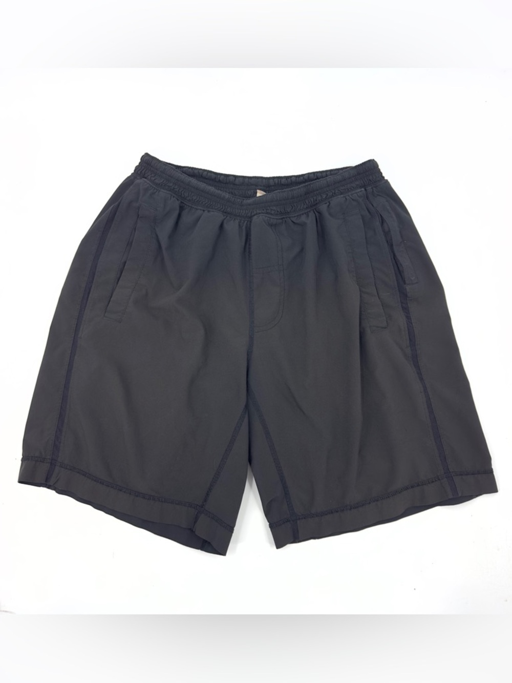 Lululemon Mens Shorts Size Large Black Athletic Performance Gym Workout